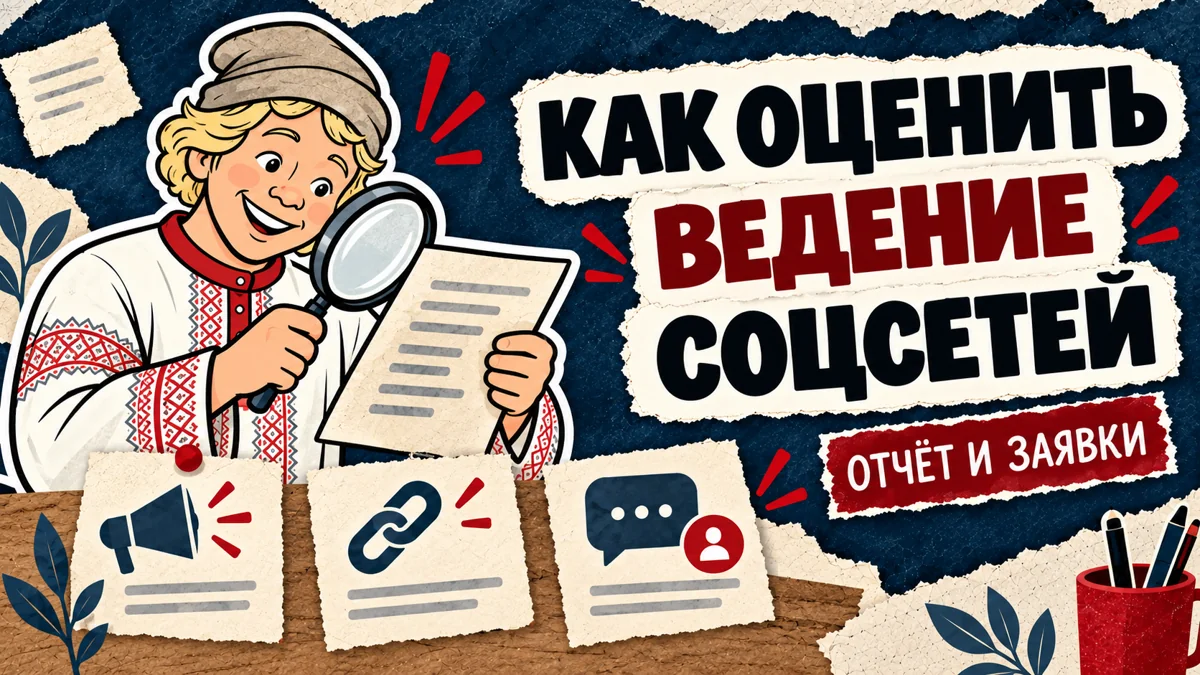 Емеля проверяет отчёт по ведению соцсетей — обложка статьи ЕмеляСам