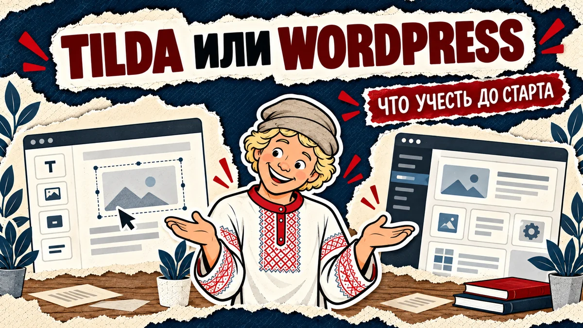 Tilda или WordPress для бизнеса: расходы и ограничения — обложка статьи ЕмеляСам