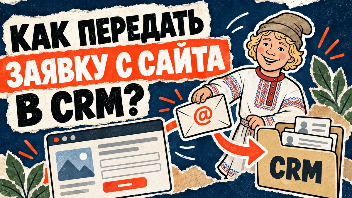 Заявка с сайта в CRM через Make: требования к надёжной передаче — обложка статьи ЕмеляСам
