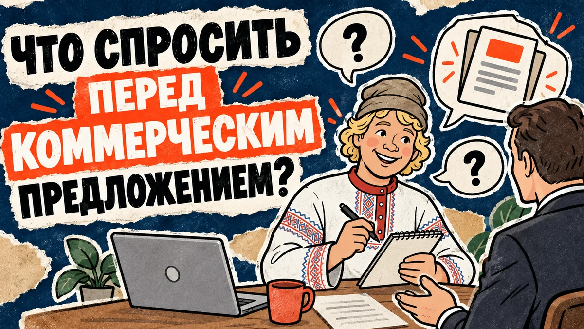 Какие вопросы задать клиенту перед коммерческим предложением — обложка статьи ЕмеляСам