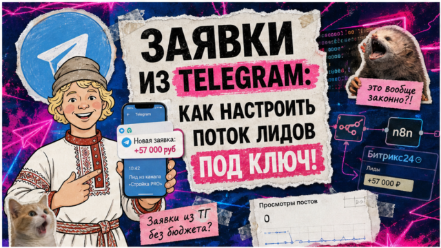 Обложка статьи: Как получить заявки из Telegram в 2026 году: пошаговый гайд