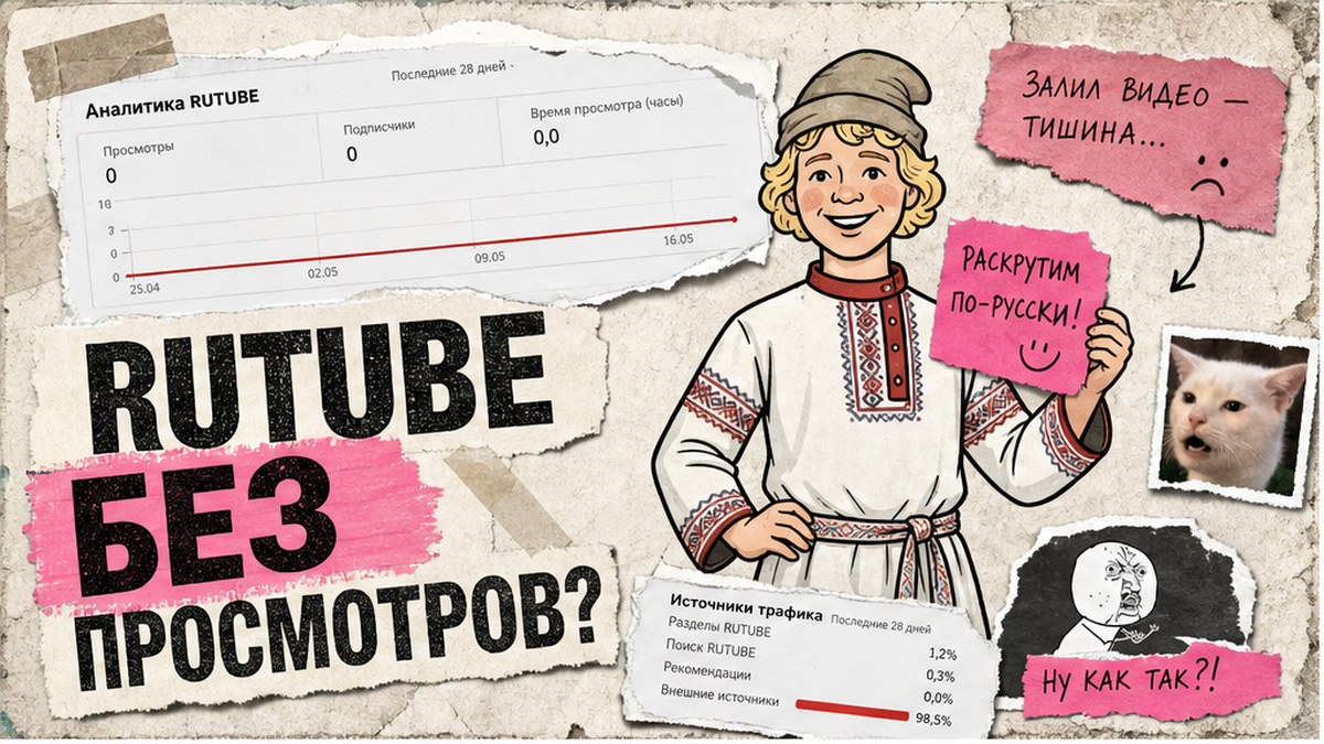 Обложка статьи: Как создать канал RuTube для бизнеса: пошагово с нуля
