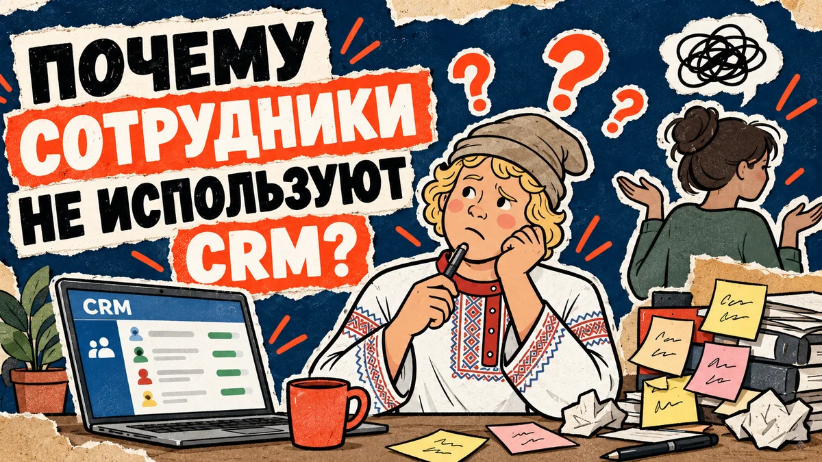 Почему CRM не используют: как проверить процесс и настройку — обложка статьи ЕмеляСам